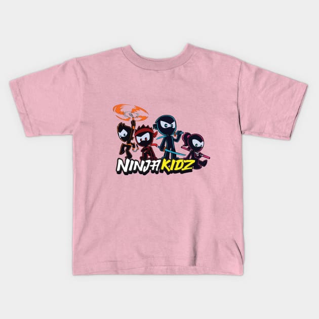 Ninja Kidz Gift for christmas Kids T-Shirt by PeytonSharp